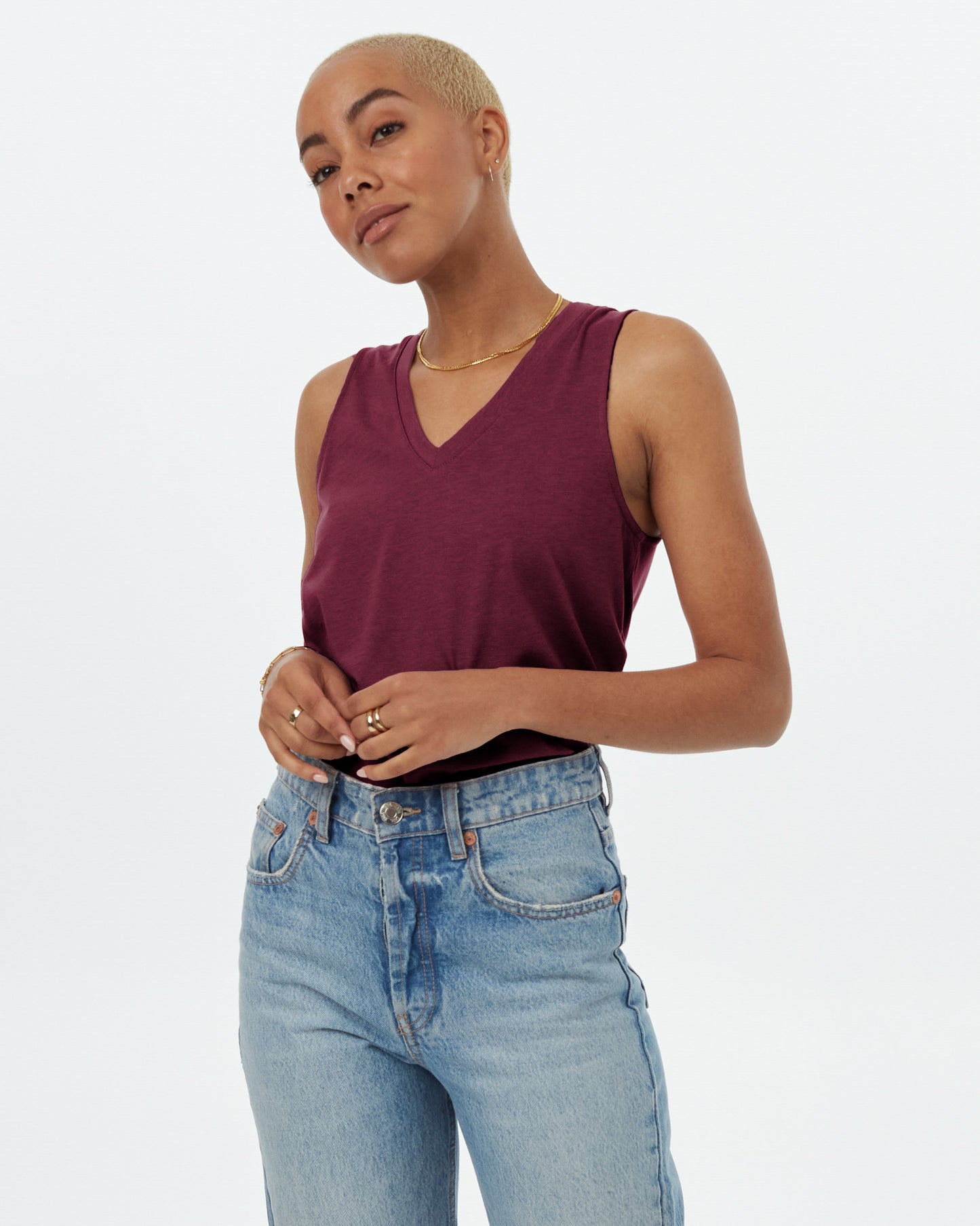 Treeblend V-Neck Tank