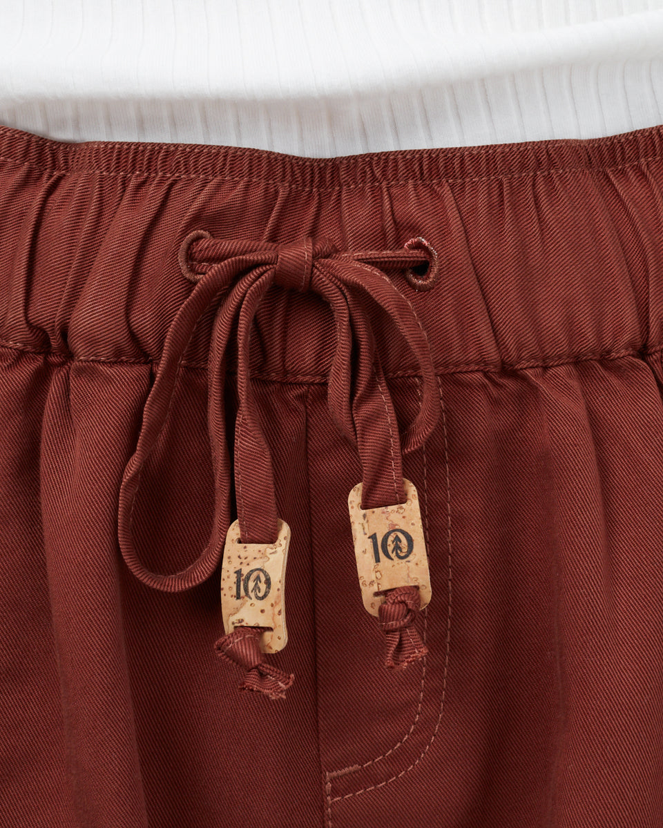 Red Women's Casual Summer Shorts