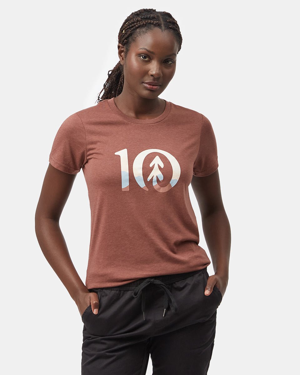 Red Women's Eco-Friendly Graphic Tee