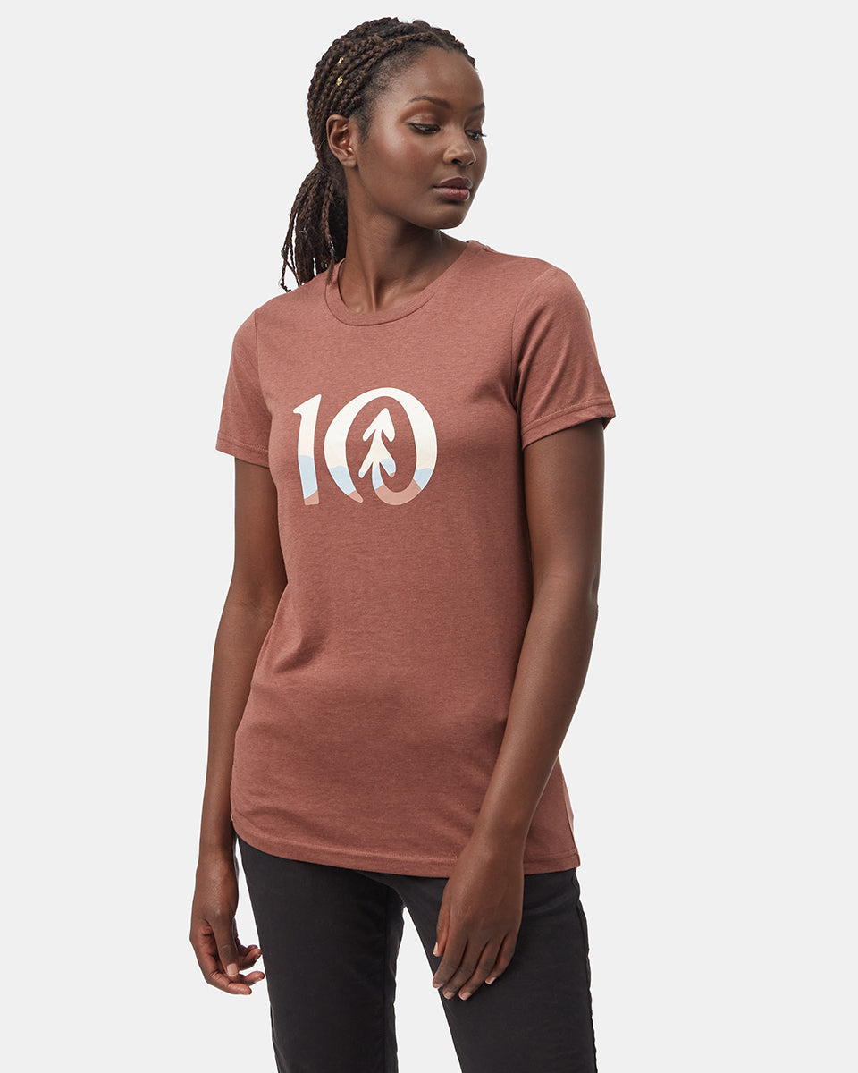 Red Women's Eco-Friendly Graphic Tee