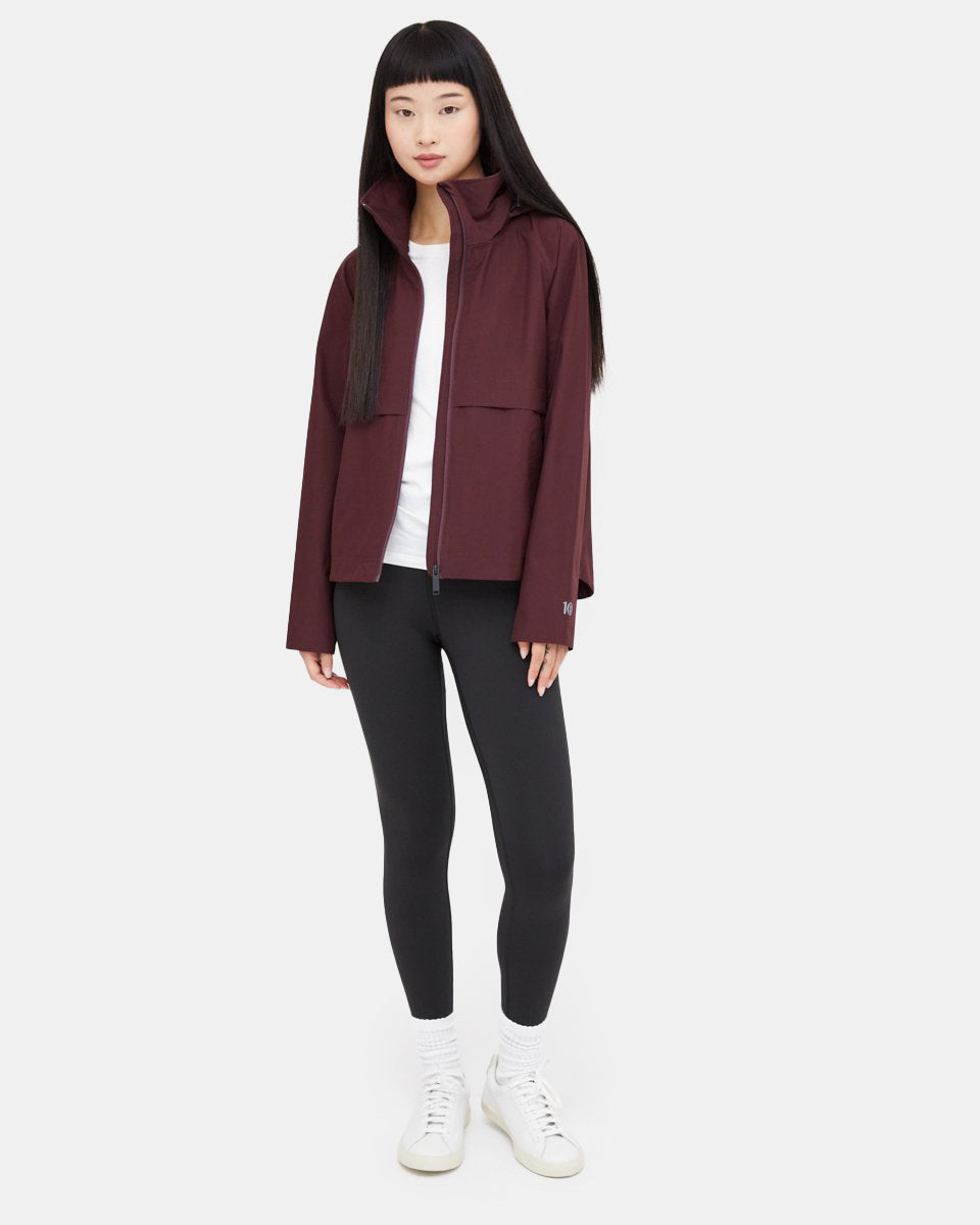 Red Women's Repreve Rain Jacket