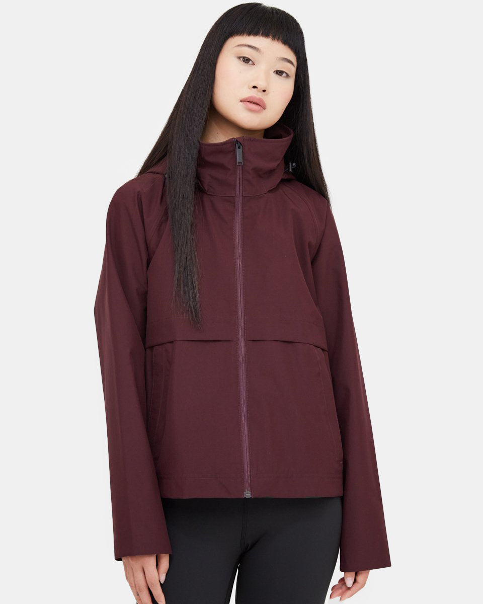 Red Women's Repreve Rain Jacket