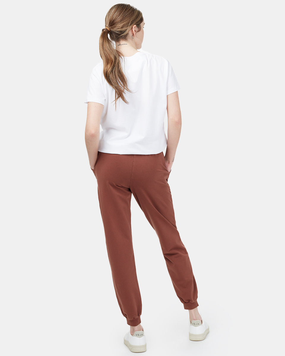 Red Women's Organic Cotton Joggers