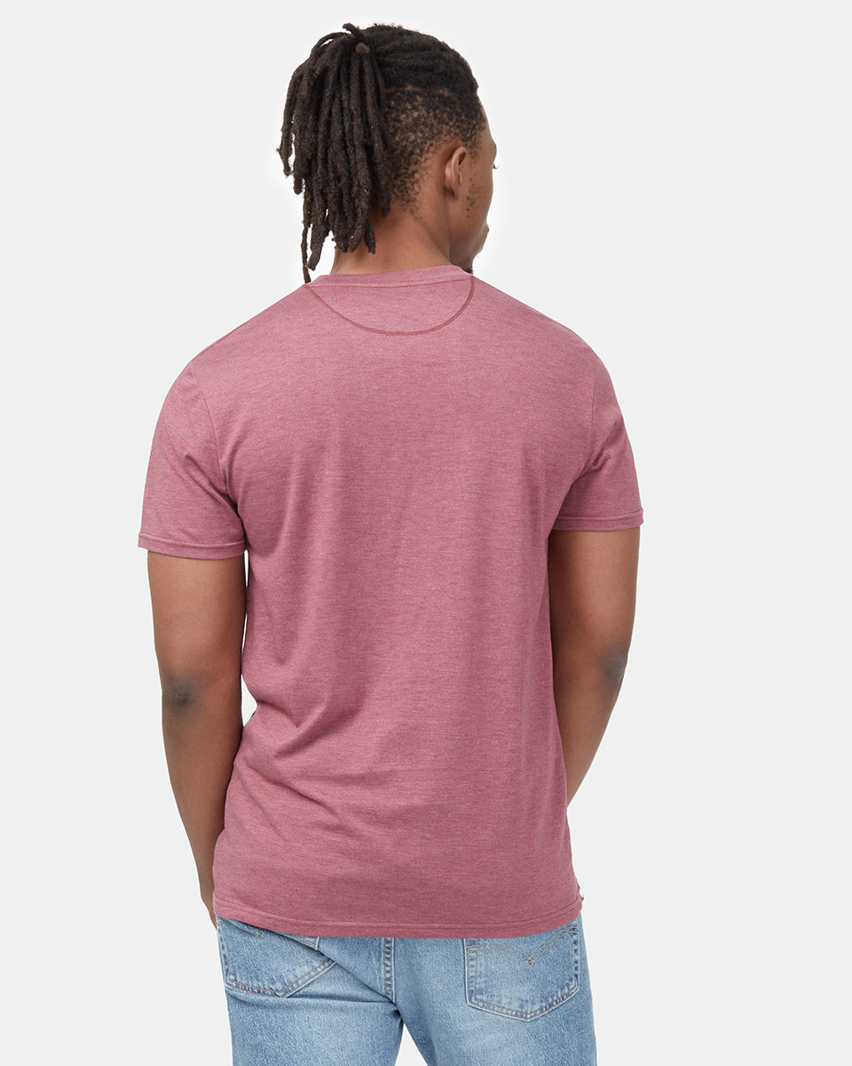 Red Crew Neck Short Sleeve T-Shirt