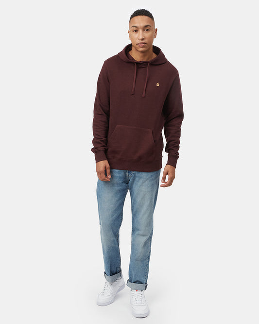 Red Men's Eco-Friendly Pullover Hoodie