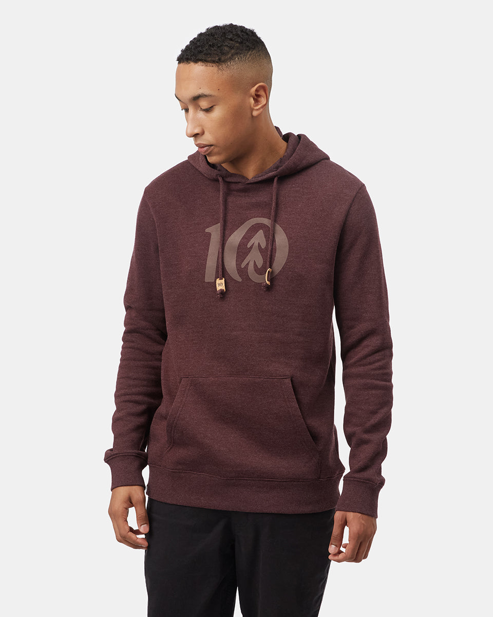 Red Organic Cotton Graphic Pullover