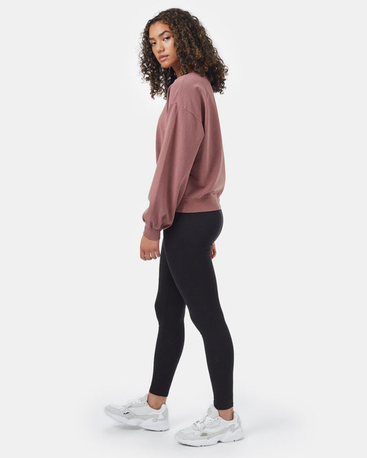 Red Women's Balloon Sleeve Pullover