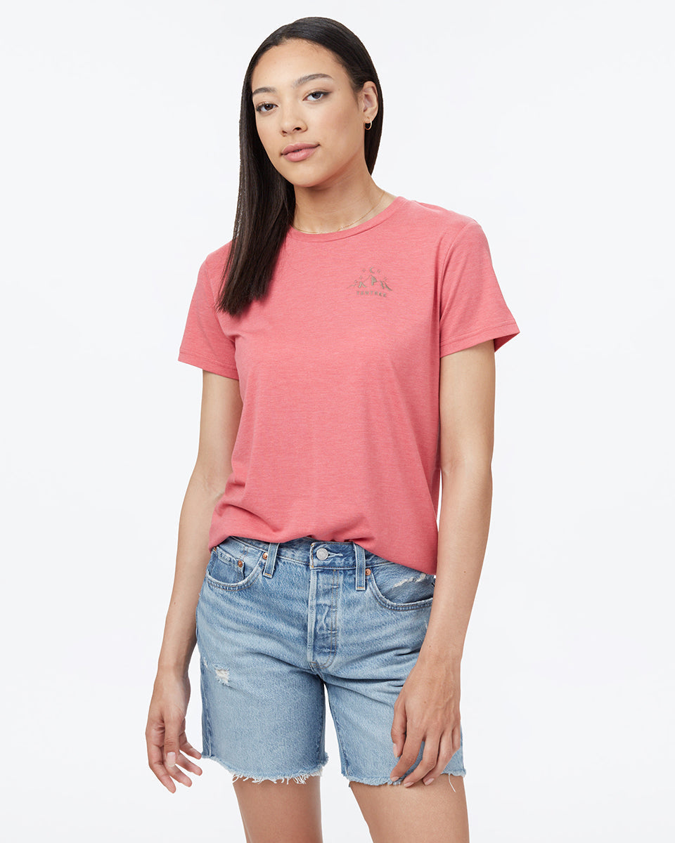 Red Women's Crew-Neck T-Shirt