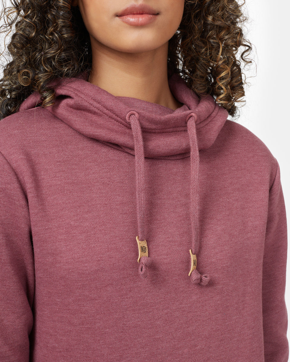 Red Women's Eco-Friendly Pullover Hoodie