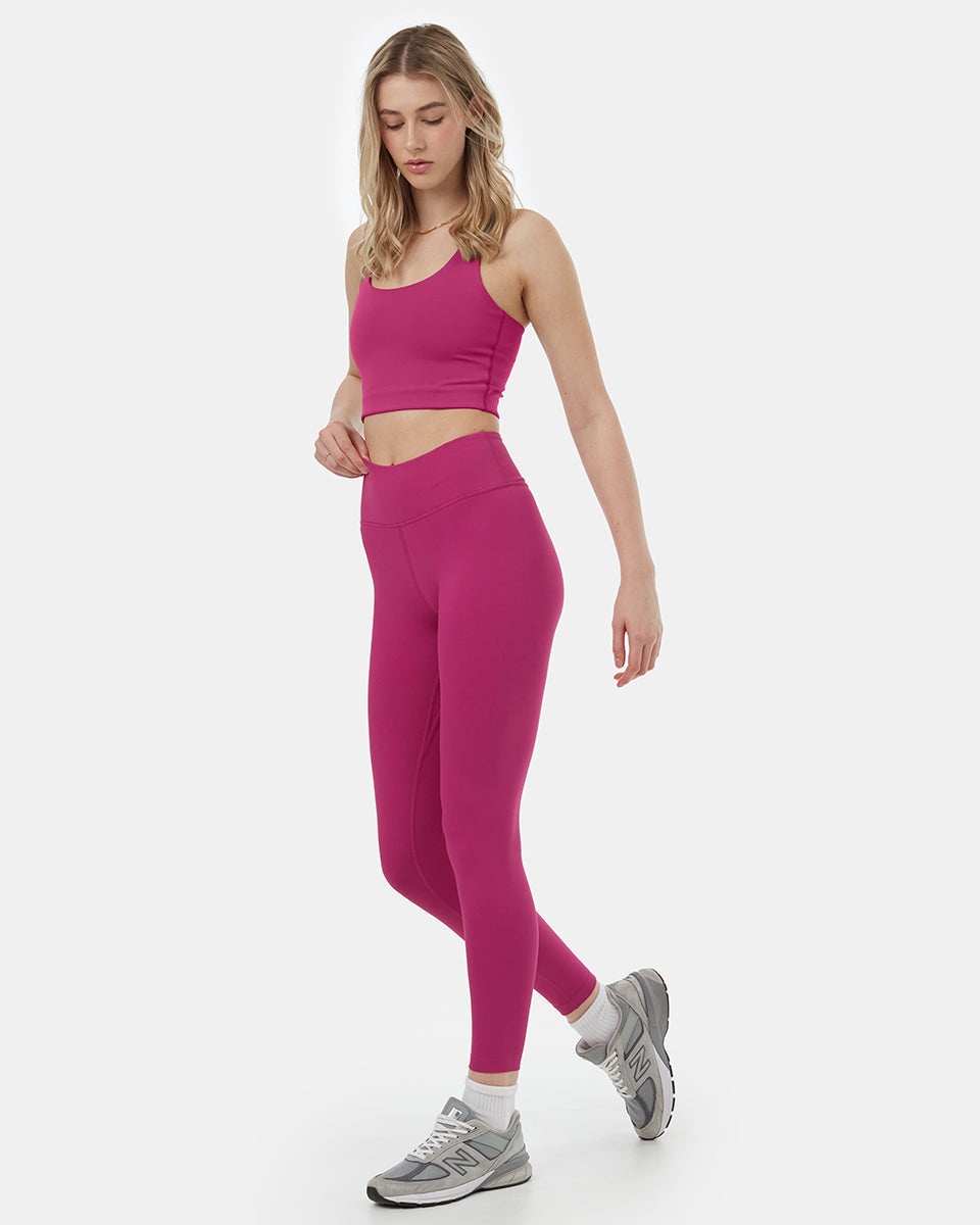 Pink Women's High-Rise Leggings