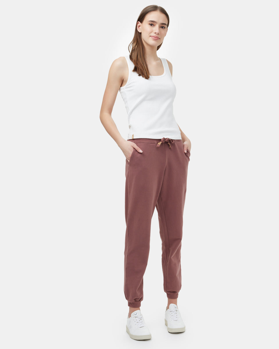 Red Women's Organic Cotton Joggers