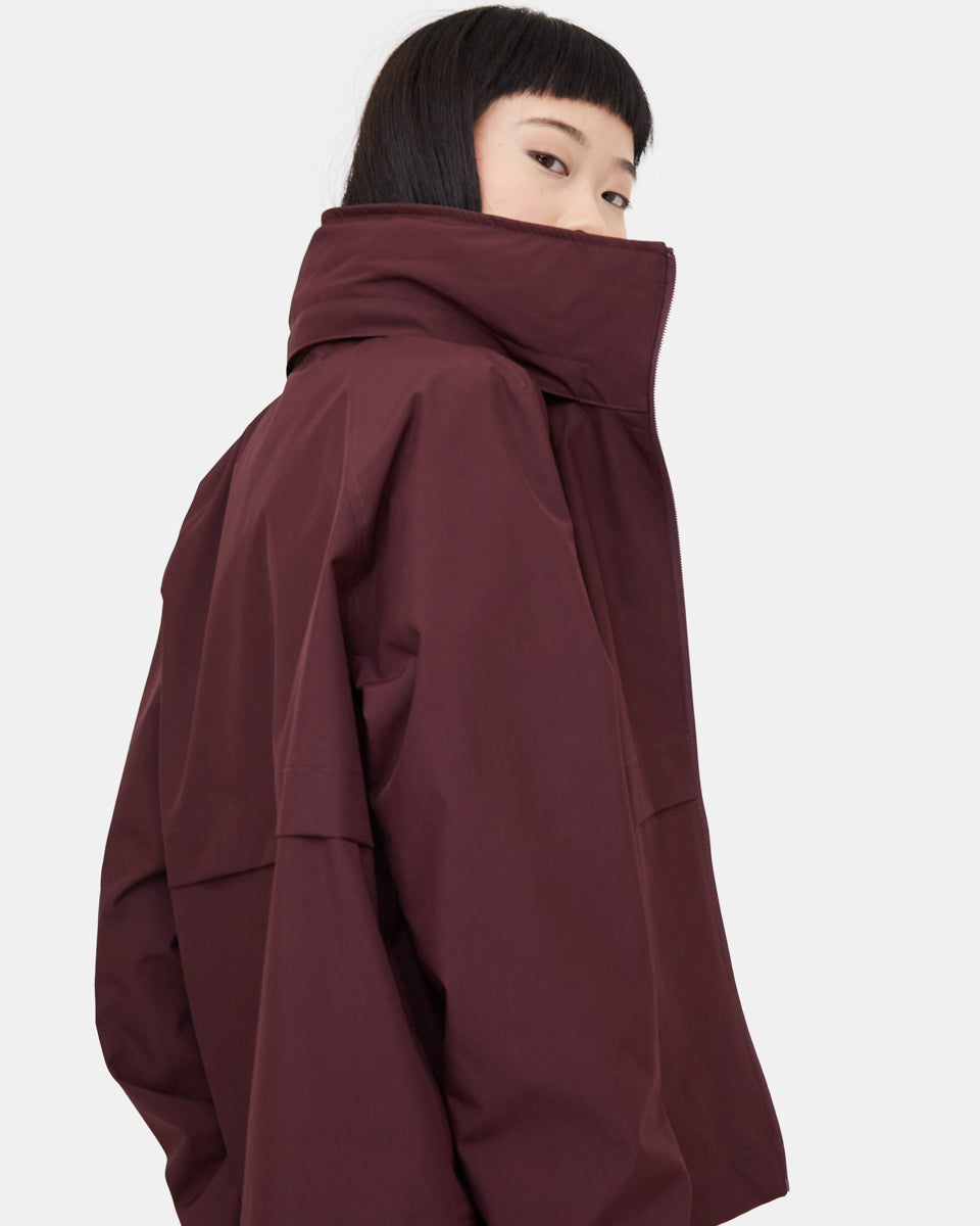 Red Women's Repreve Rain Jacket