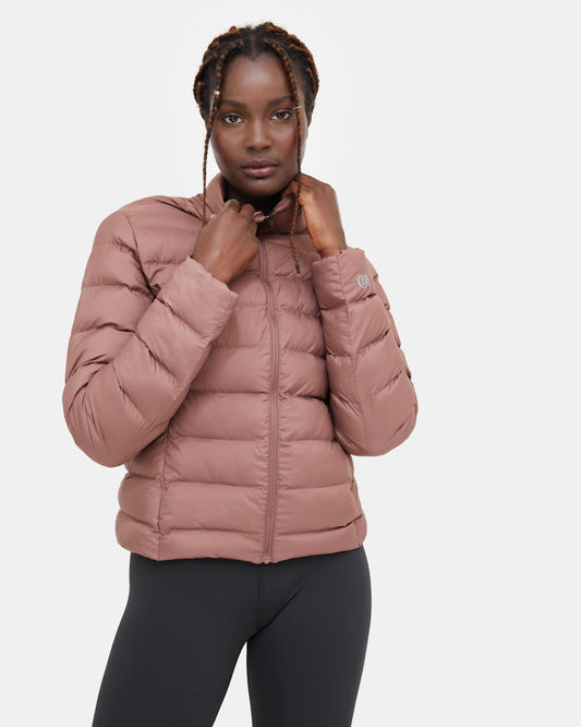 Red Women's Water Resistant Puffer Jacket