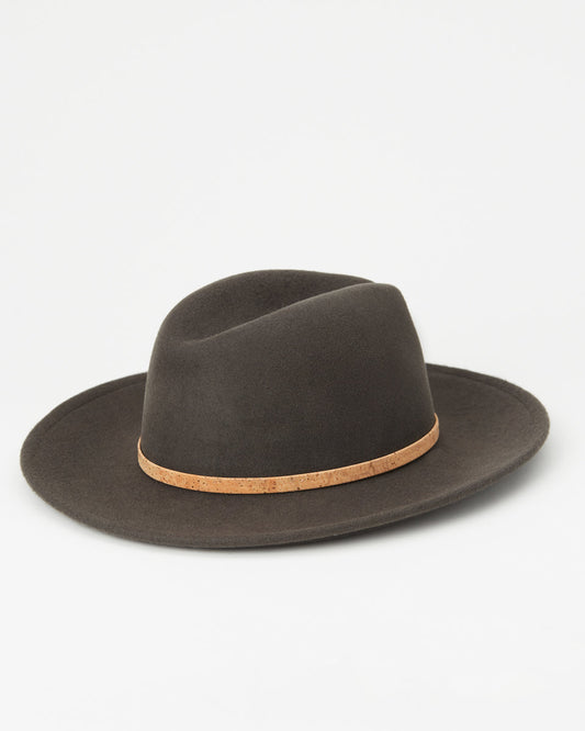 Green Recycled Wool Fedora