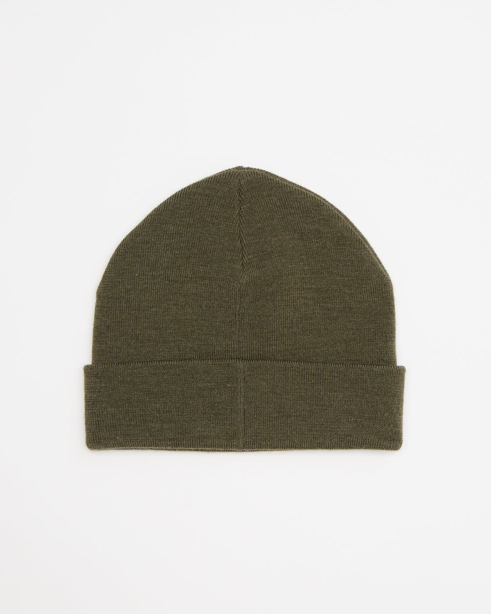 Green Merino Wool Toque Hat