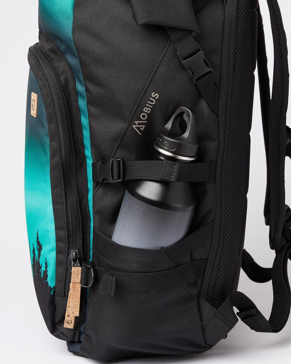 Black,Green 35L Travel Backpack