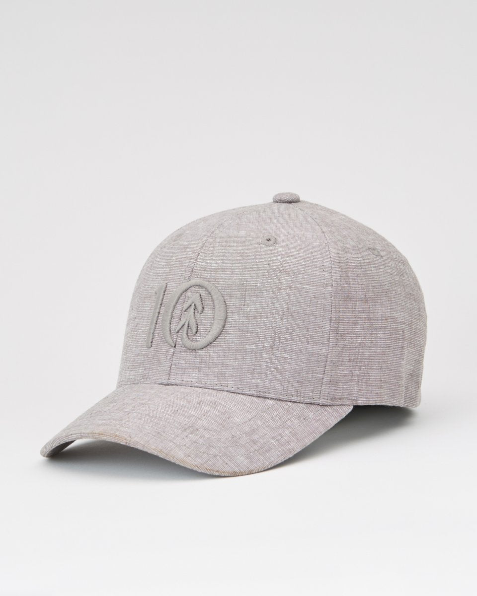 Gray Adjustable Hemp Baseball Cap