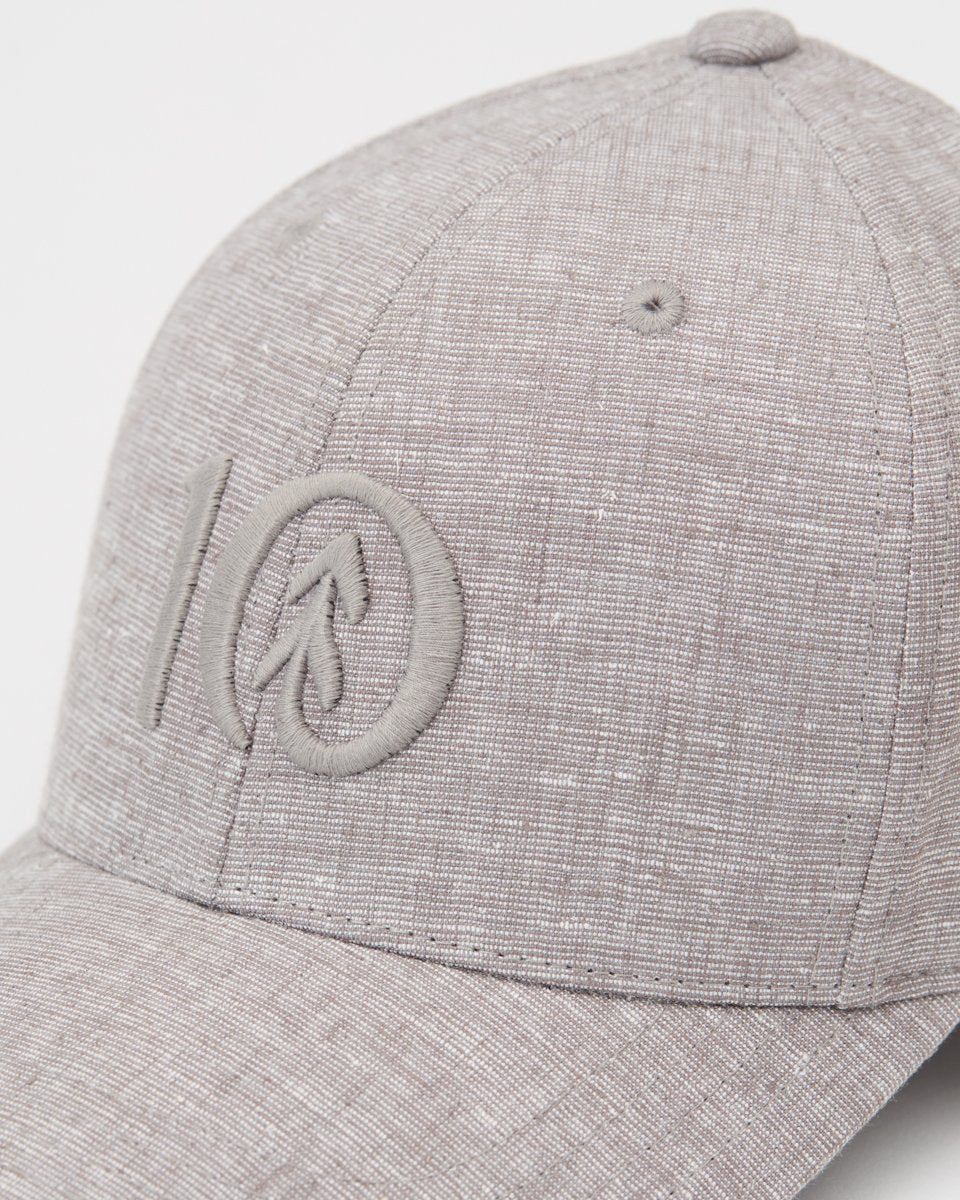 Gray Adjustable Hemp Baseball Cap