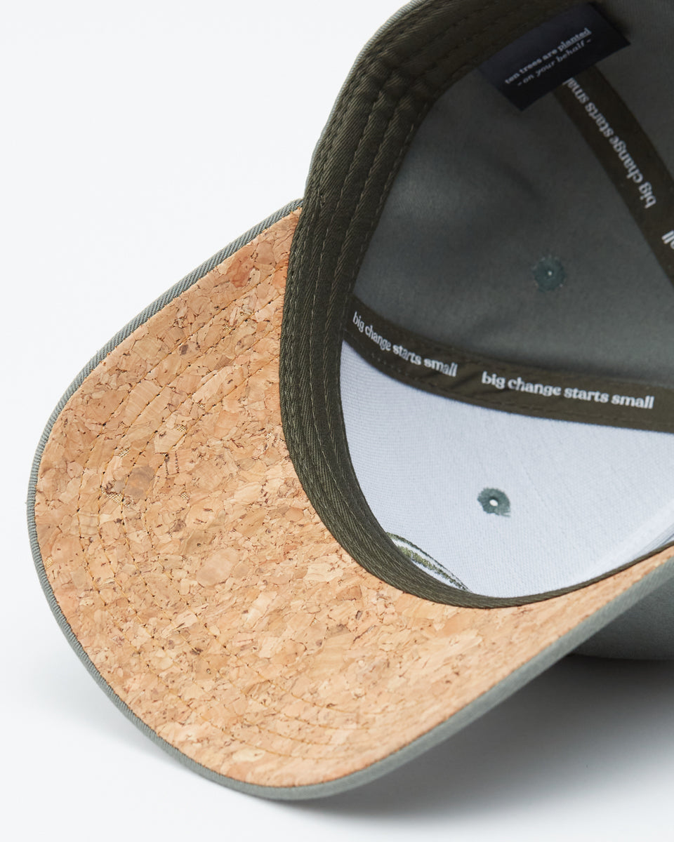 Green Adjustable Cork Baseball Cap