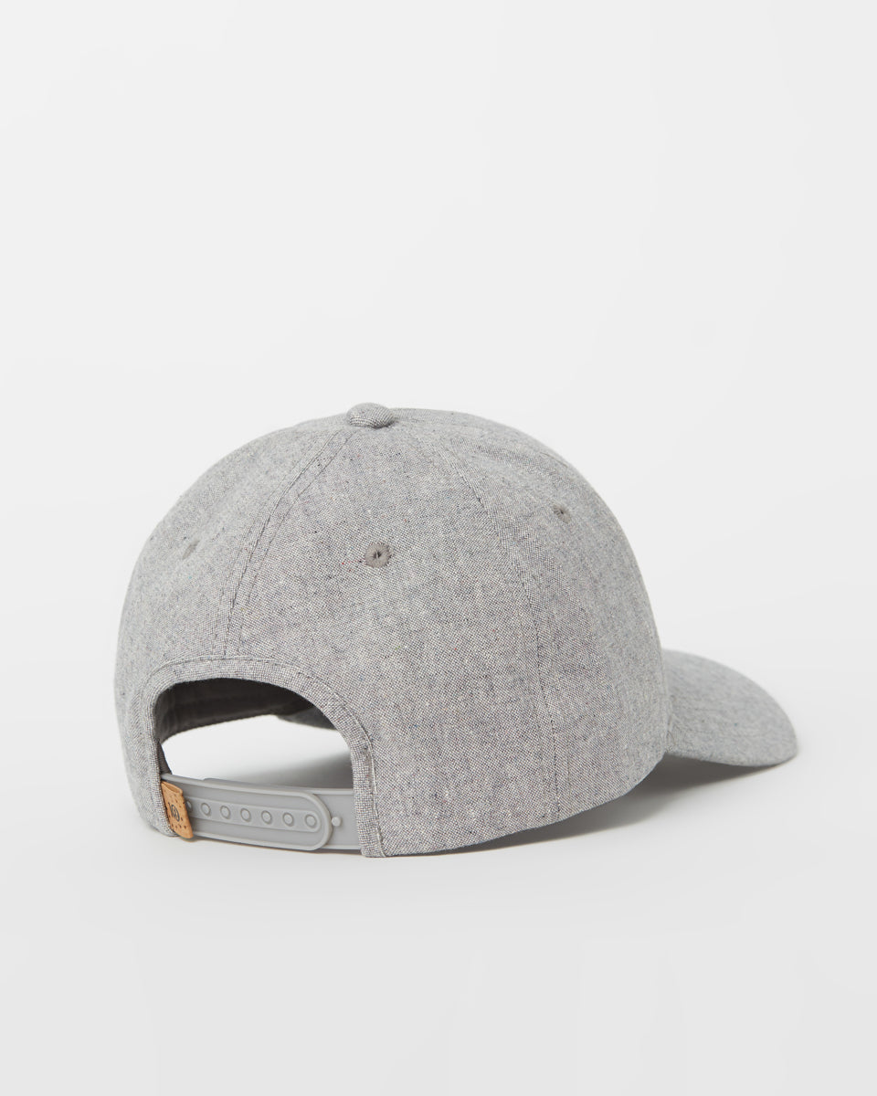 Gray Adjustable Hemp Baseball Cap