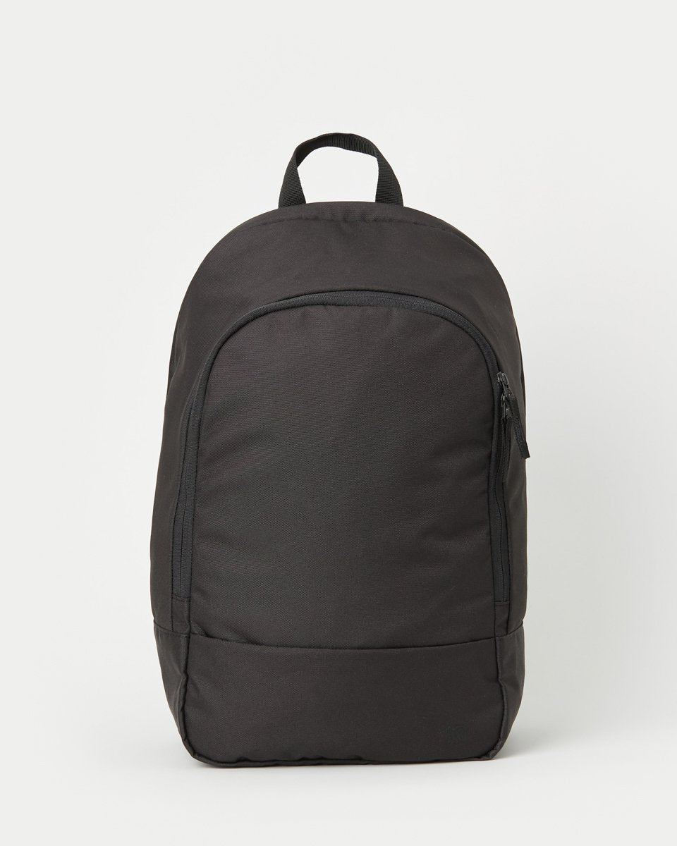 Black Organic Cotton 19L Black Backpack