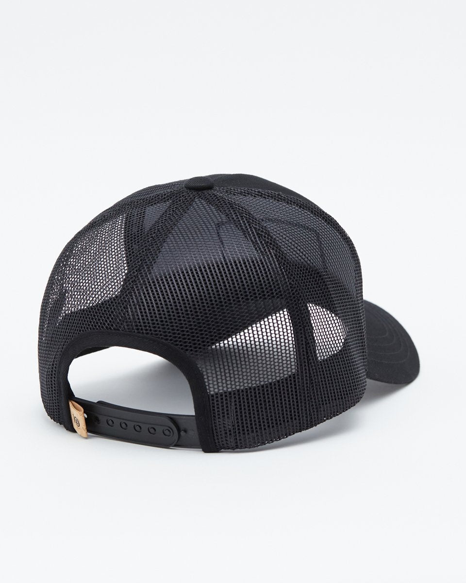 Black Adjustable Organic Cotton Baseball Cap