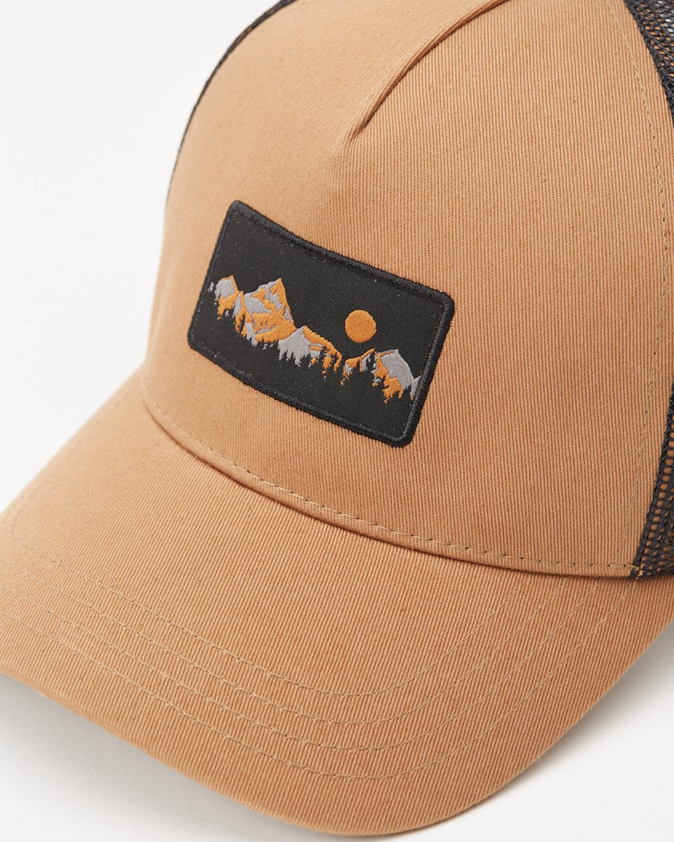 Brown Adjustable Organic Cotton Baseball Cap