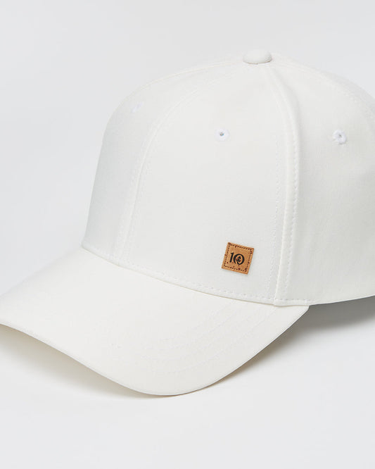 White Adjustable Cork Baseball Cap