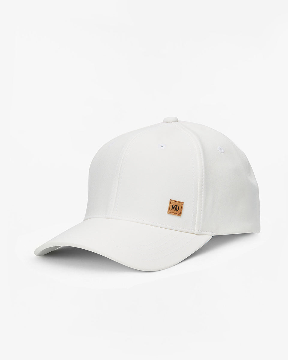 White Adjustable Cork Baseball Cap