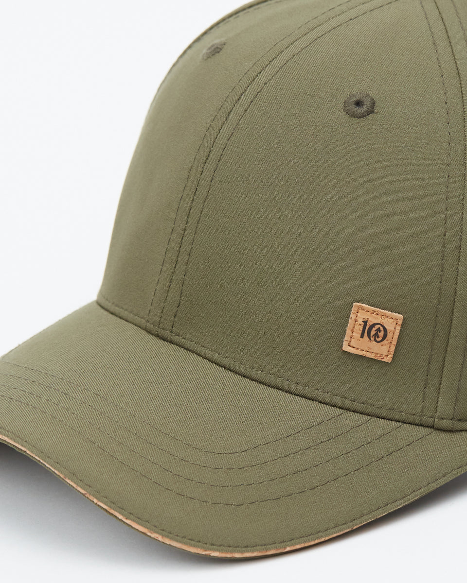 Green Fitted Baseball Cap