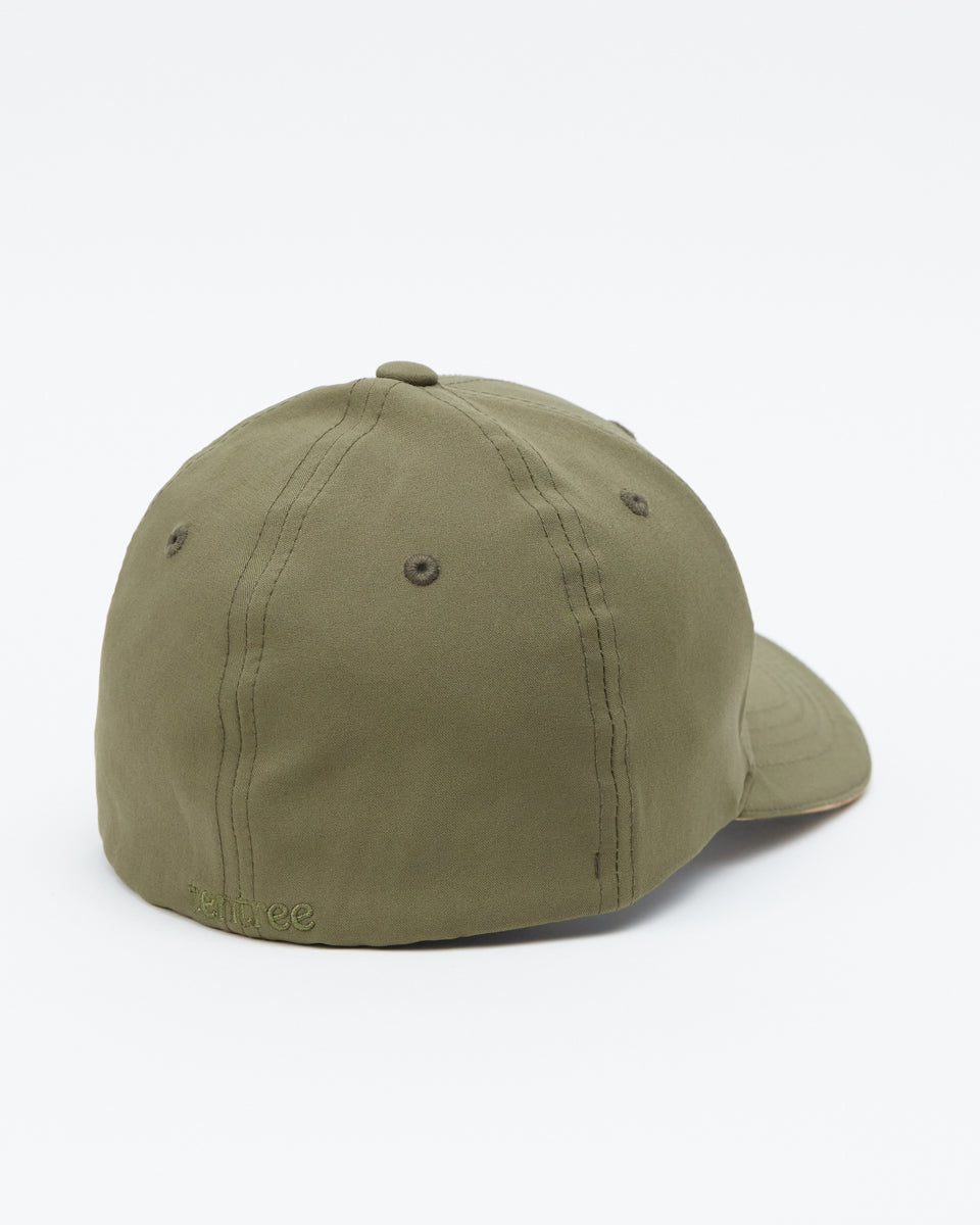 Green Fitted Baseball Cap