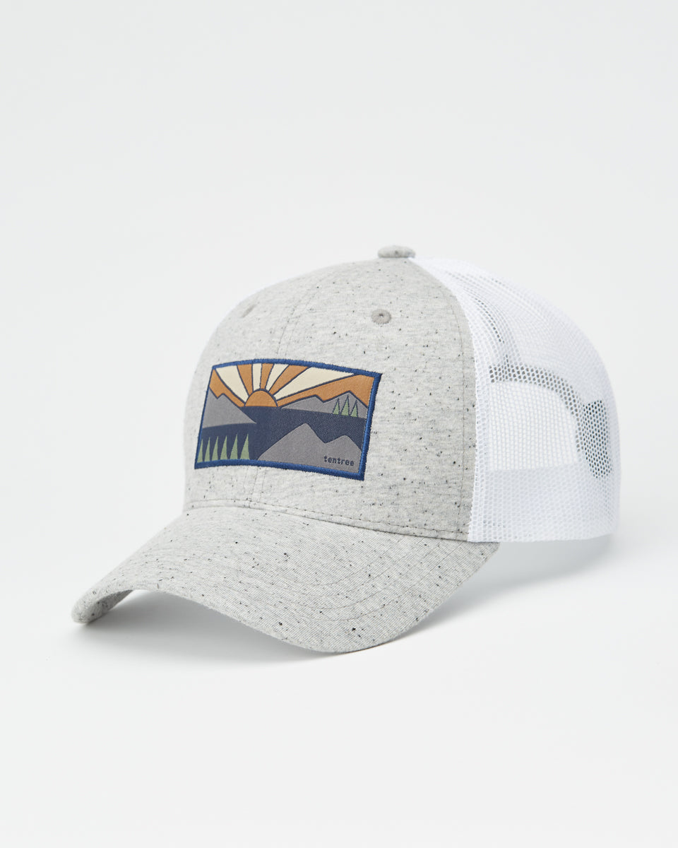 Gray Adjustable Organic Cotton Baseball Cap