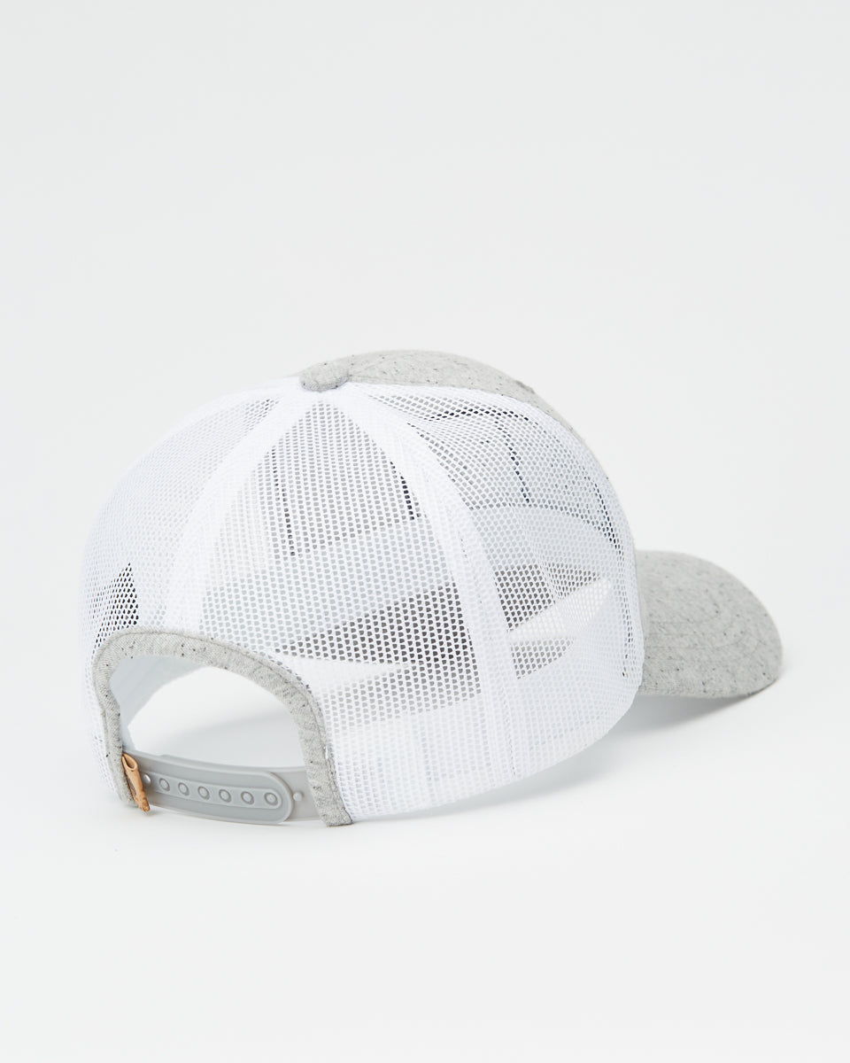 Gray Adjustable Organic Cotton Baseball Cap