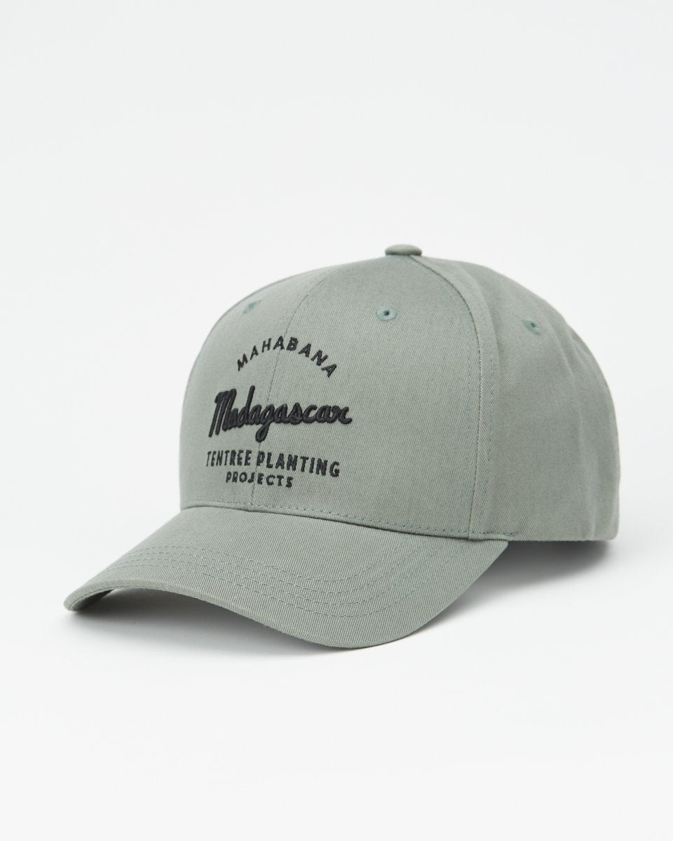 Green Adjustable Organic Cotton Baseball Cap