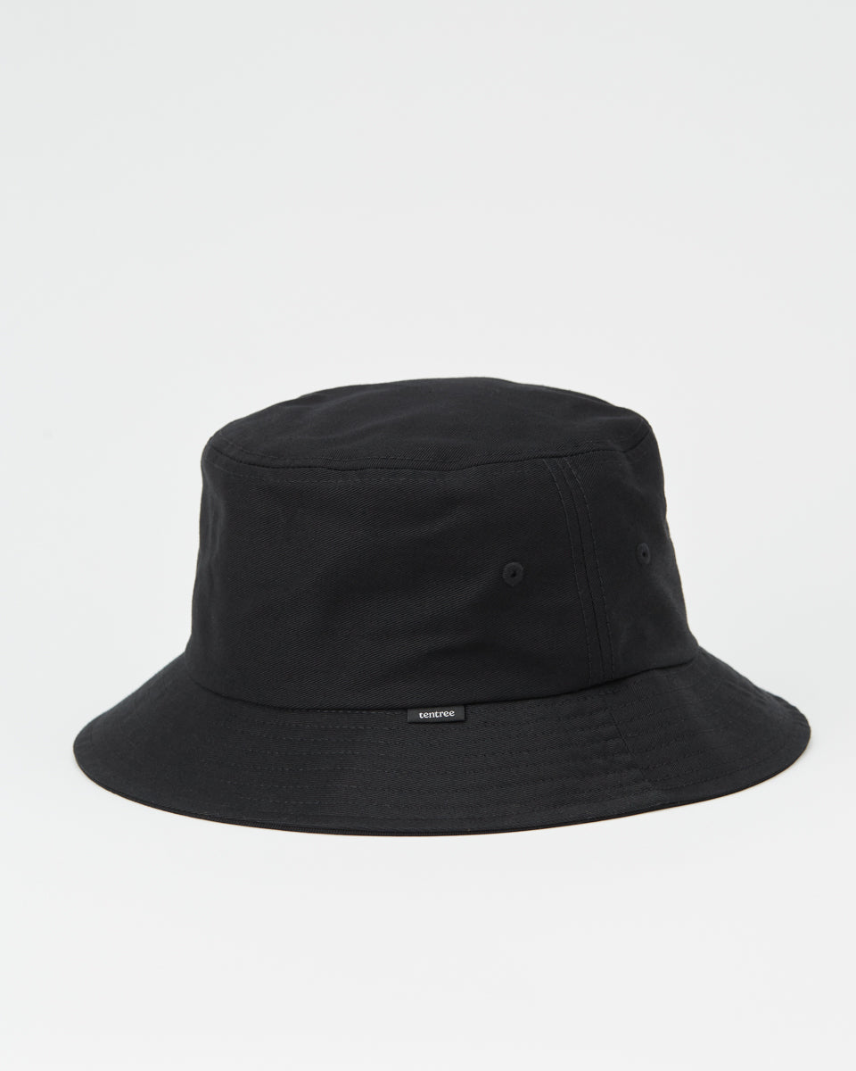 Black Sustainable Bucket Hat