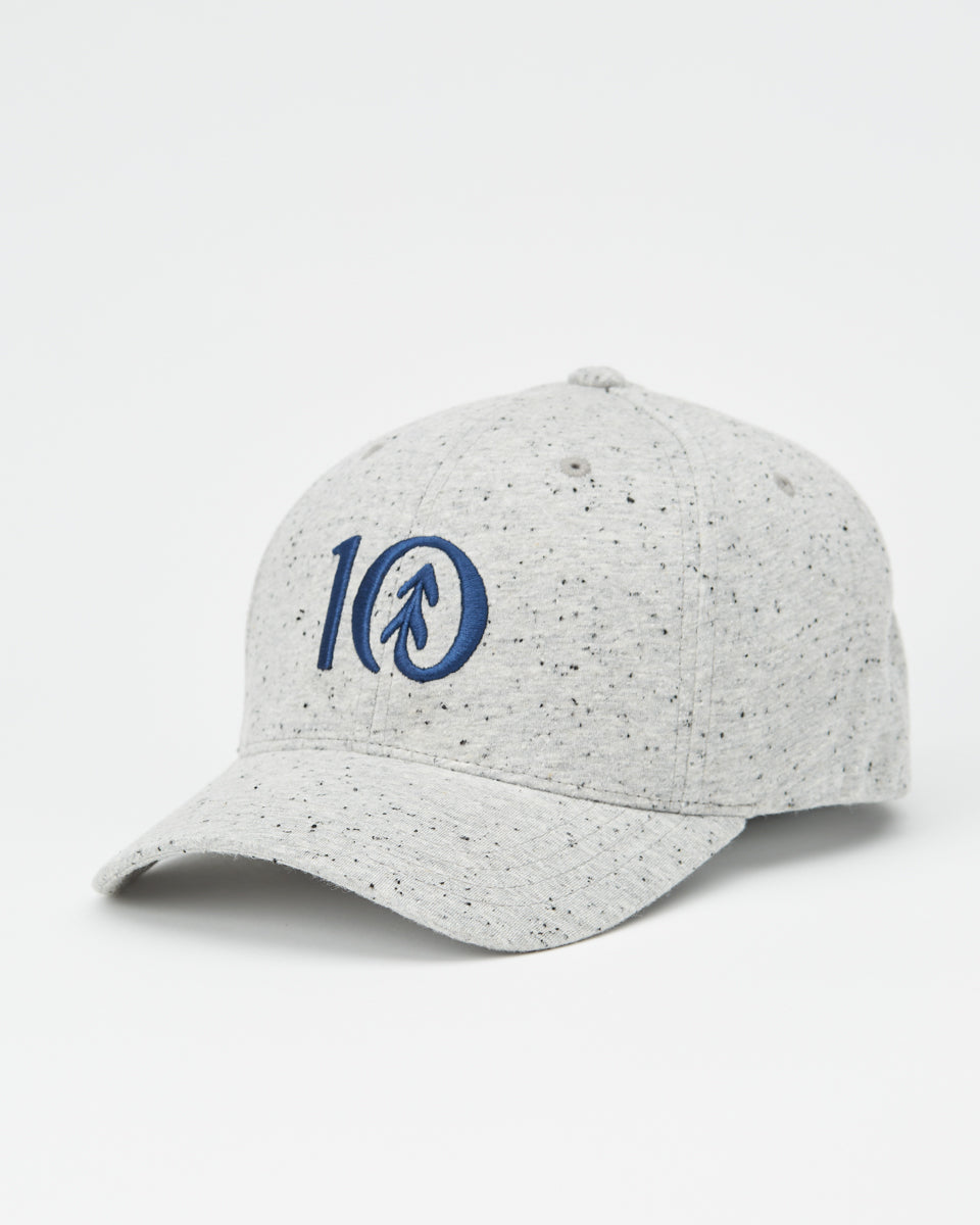 Gray Adjustable Organic Cotton Baseball Cap