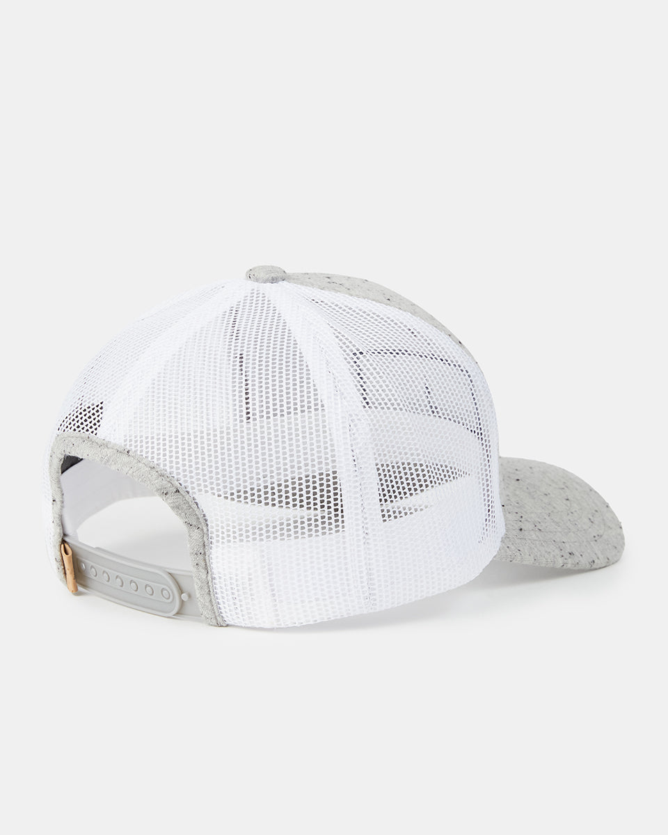 Gray Adjustable Mesh Graphic Peak Hat