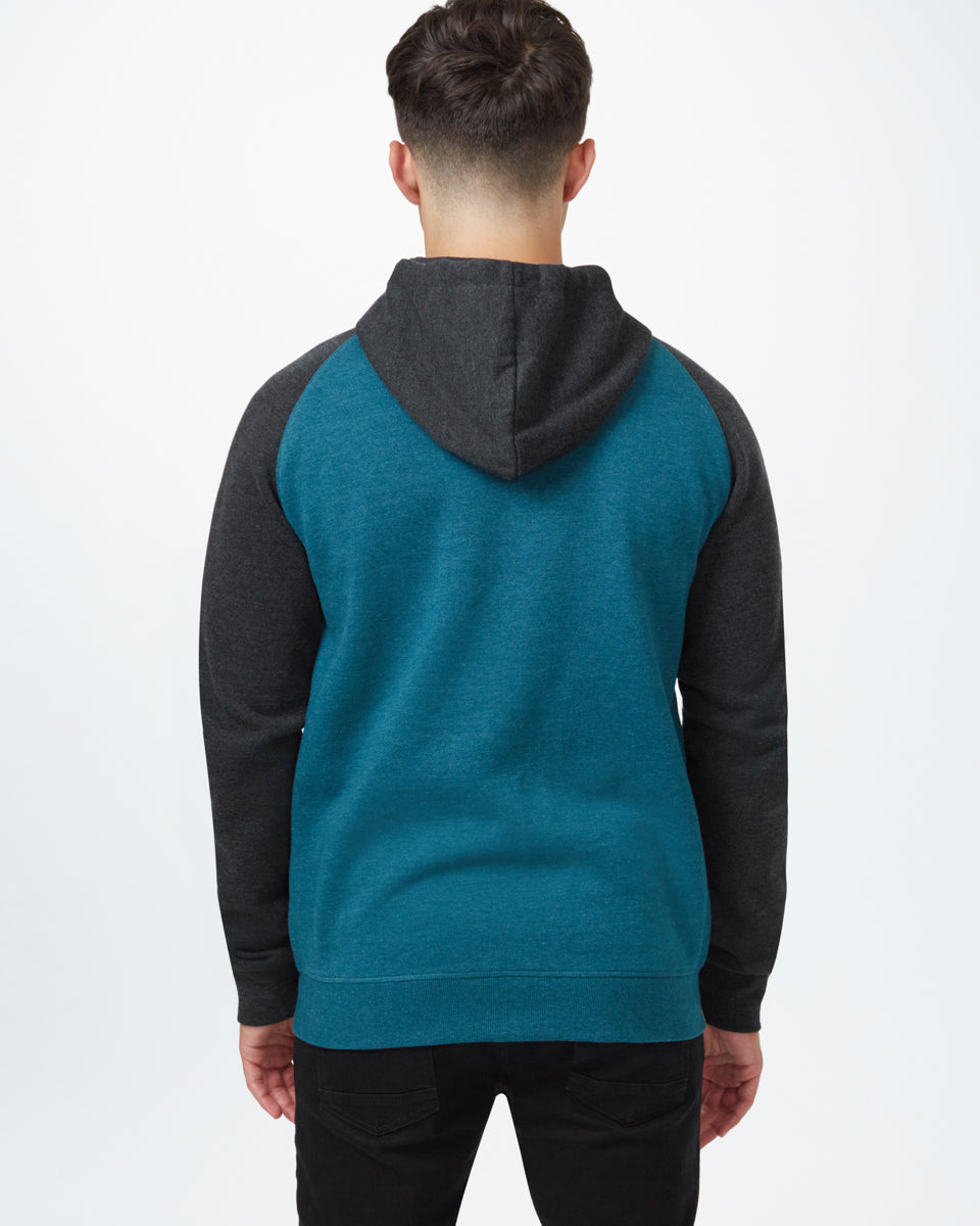 Black,Blue Men's Eco-Friendly Zip-Up Hoodie