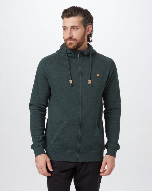 Green Men's Eco-Friendly Zip-Up Hoodie