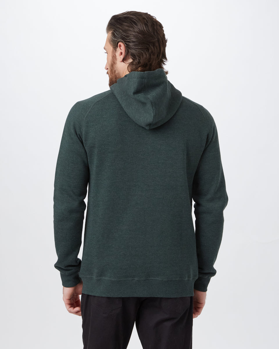 Green Men's Eco-Friendly Zip-Up Hoodie