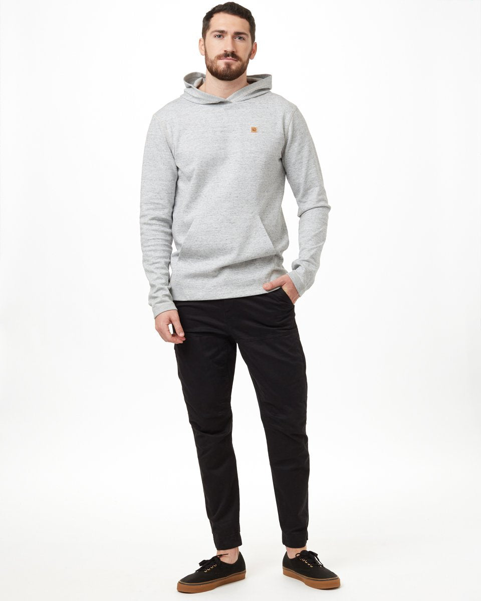 Gray Men's Organic Cotton Pullover Hoodie