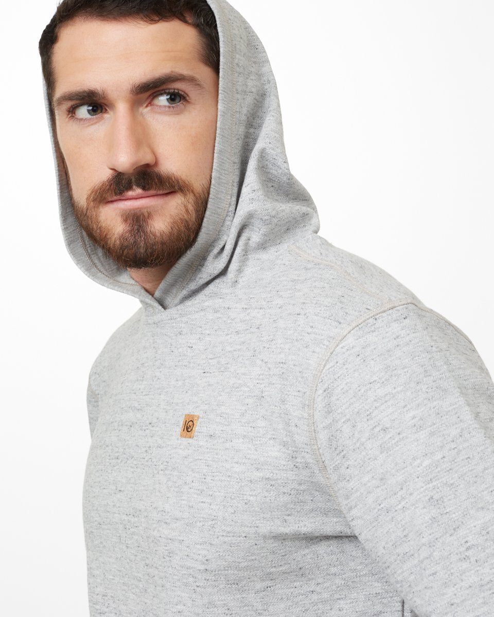 Gray Men's Organic Cotton Pullover Hoodie