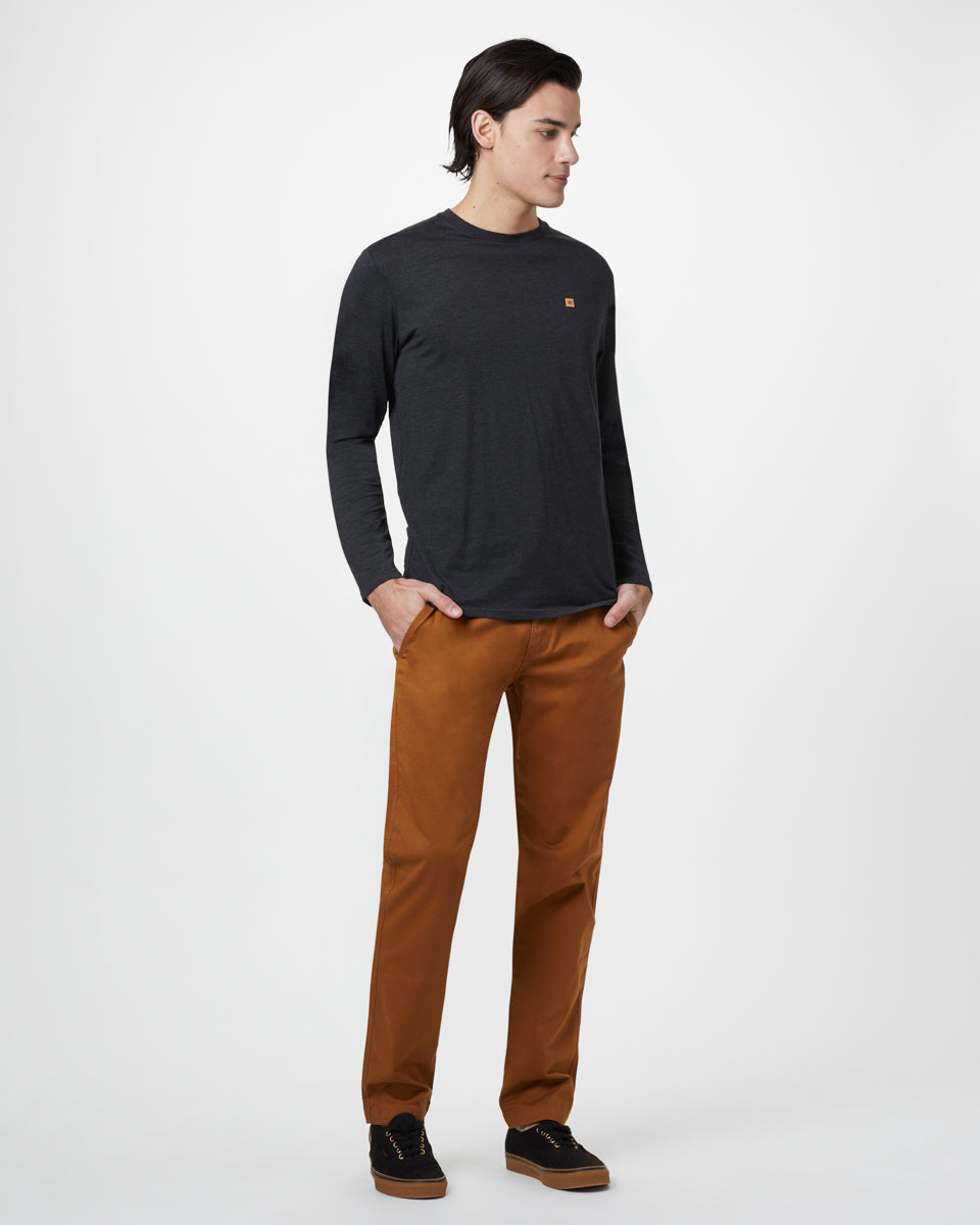 Brown Men's Organic Cotton Trousers