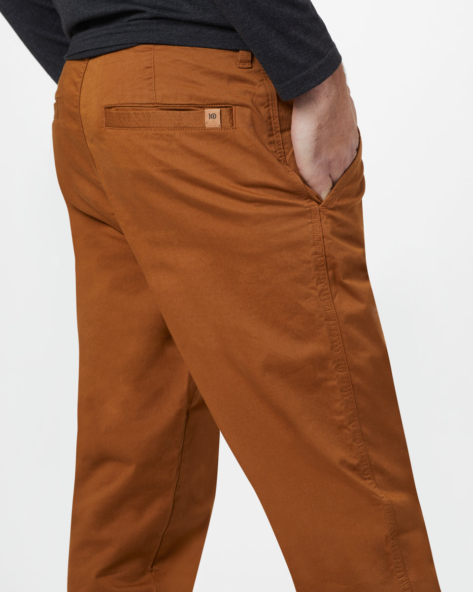 Brown Men's Organic Cotton Trousers