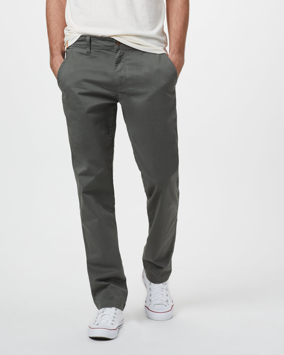 Gray Men's Organic Cotton Trousers