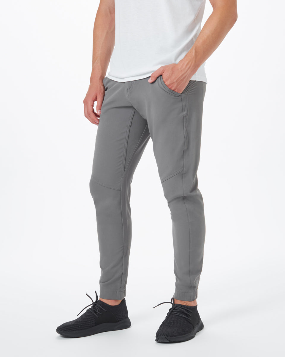 Gray Men's Repreve Polyester Joggers