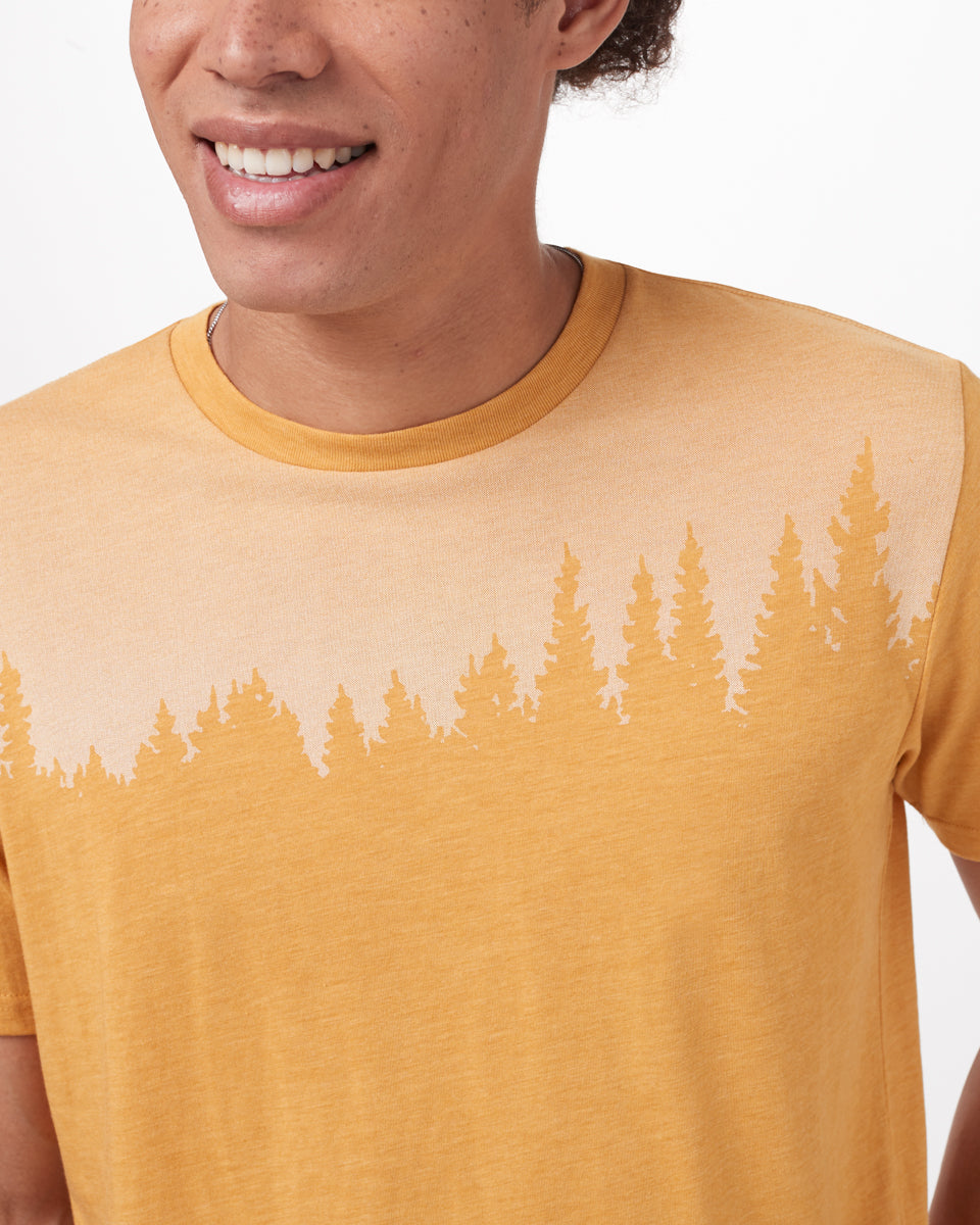 Brown Tree Graphic Crew Neck T-Shirt