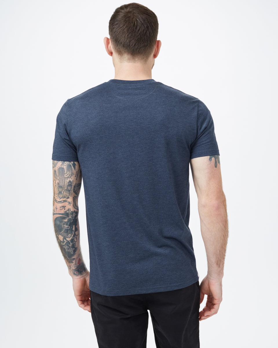 Blue Tree Graphic Crew Neck T-Shirt