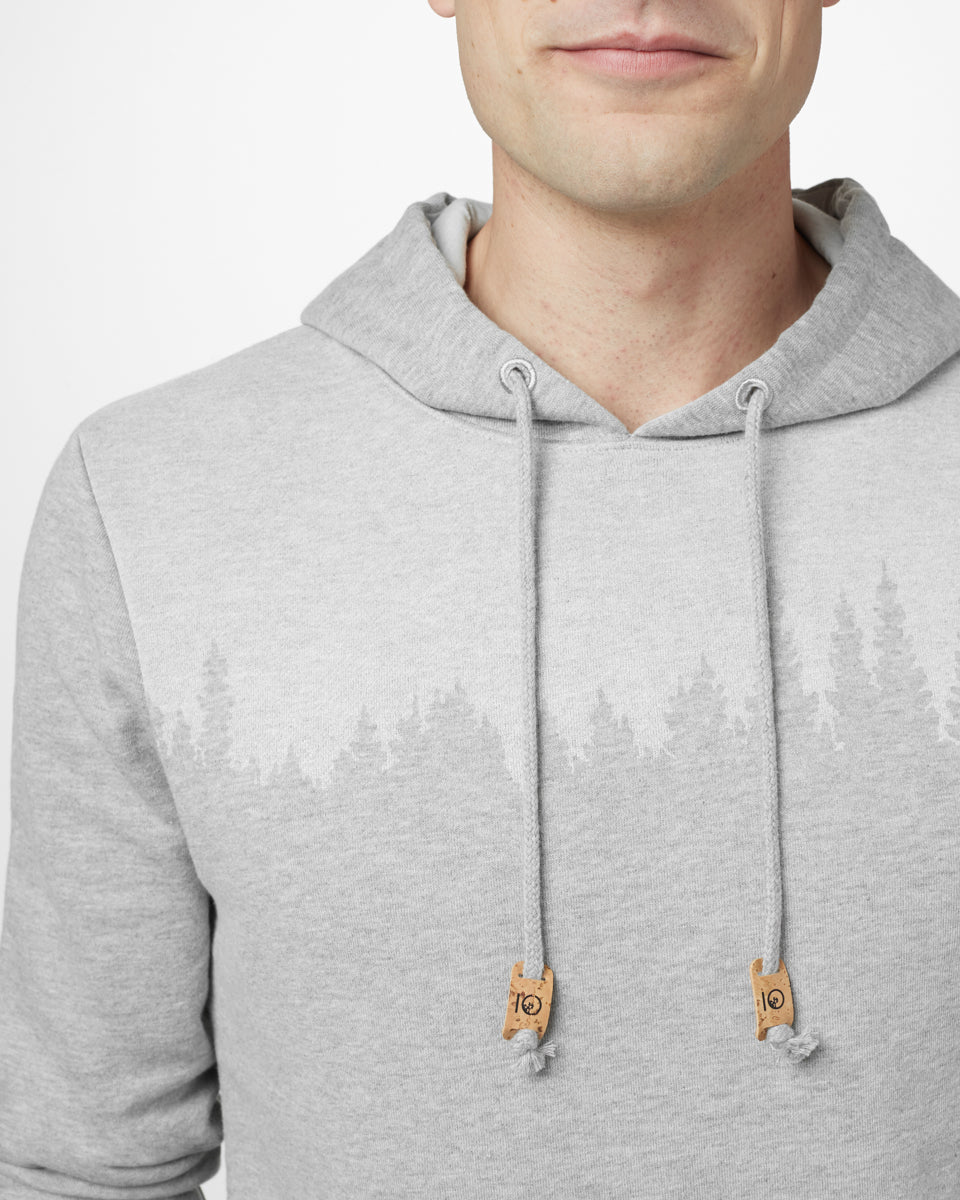 Gray Treelinen Graphic Pullover