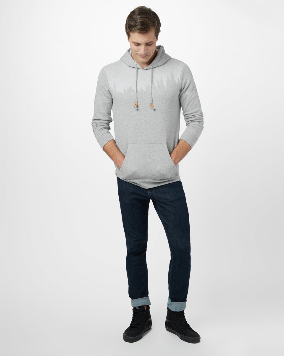 Gray Treelinen Graphic Pullover